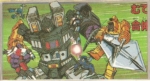 Battle Menasor autobots 飞天虎 汽车人
